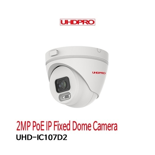 UHDPRO UHD-IC107D2S 3.6mm / IP 2메가픽셀 IR돔카메라