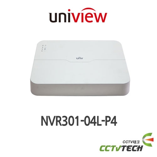 유니뷰 NVR301-04L-P4 - 4ch 1-SATA NVR