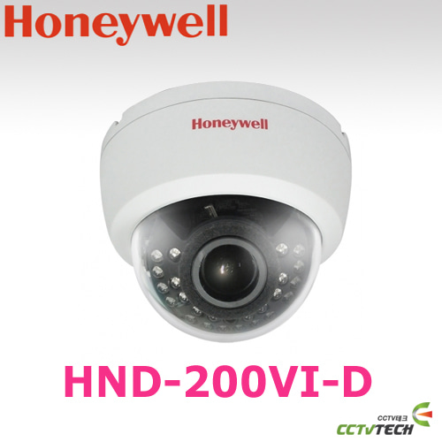 [하니웰] HND-200VI-D - Full-HD 2.3 메가픽셀 IR 일체형IP 돔카메라24개 IR-LED 탑재(25M)