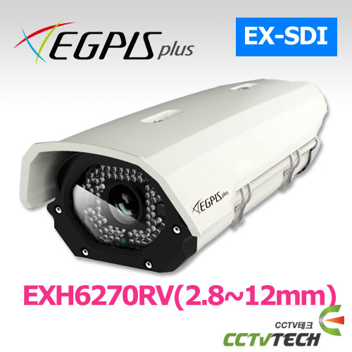 [이지피스] EGPIS-EXH6270RV(2.8~12mm) EX-SDI(1920×1080) 2.1Megapixel 1/2.9&quot; Sony Exmor CMOS 2.1Megapixel 1/2.9&quot; Sony Exmor CMOS 주/야간 감시 실외용 하우징 일체형