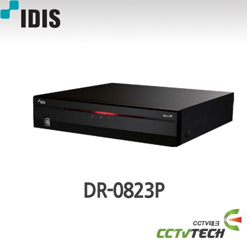 아이디스 DR-0823P / DirectIP 8채널 H.265 4K 녹화기