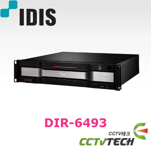 [아이디스] DIR6493 : 64CH NVR Ultra-HD(4K) 해상도 지원 8TB HDD기본지원