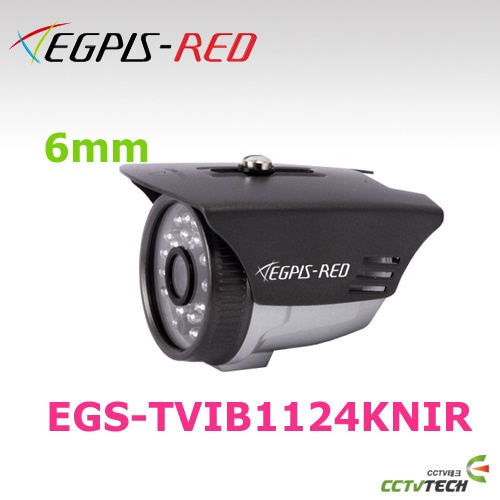 [이지피스 공식대리점] EGPIS-RED EGS-TVIB1124KNIR(6mm) - 2.1메가 픽셀 HD-TVI 적외선 카메라