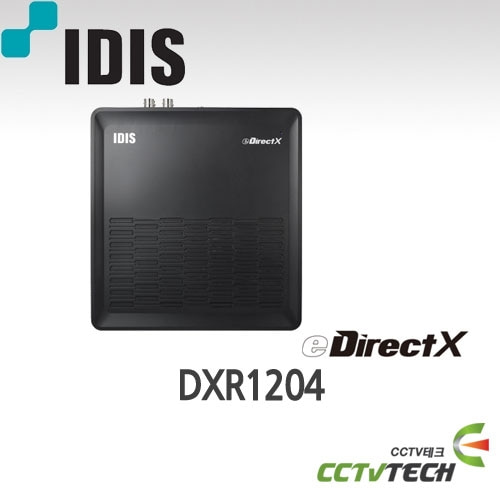 아이디스 DXR1204 : eDirectX 4채널 HD-TVI 아날로그 녹화기