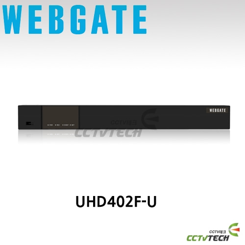 [웹게이트] UHD402F-U : 4채널 4메가픽셀(2채널 4K) 하이브리드 녹화기(EX-SDI,HD-SDI, AHD,TVI,CVBS), 내장 HDD 2개 장착 가능