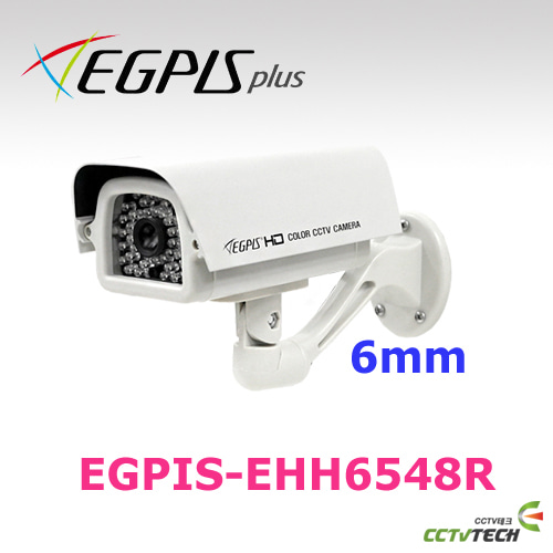 [이지피스 공식대리점] EGPIS-EHH6548R(6mm) - FULL-HD (1920 x 1080) 1/3&quot; 2.1 Megapixel Panasonic CMOS Sensor 주/야간 실외용 하우징 일체형 카메라