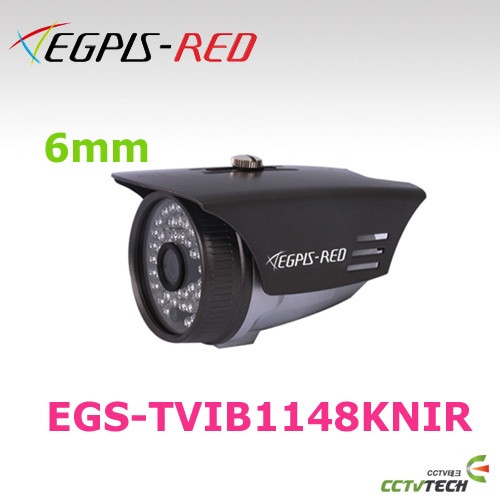 [이지피스 공식대리점] EGPIS-RED EGS-TVIB1148KNIR(6mm) - 2.1메가 픽셀 HD-TVI 적외선 카메라
