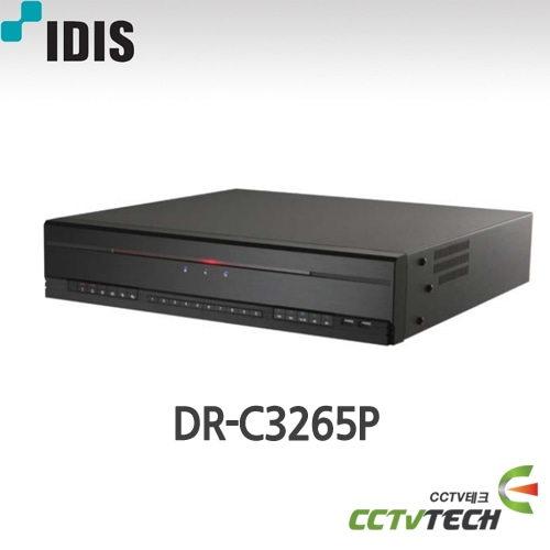 아이디스 DR-C3265P / DirectIP 32채널 H.265 4K 녹화기 16 채널 PoE 스위치 내장