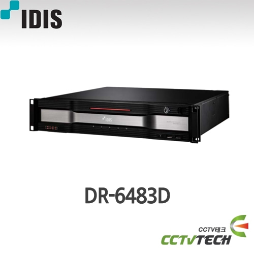 아이디스 DR-6483D / DirectIP 64채널 4K NVR, RAID 1,5,10 지원