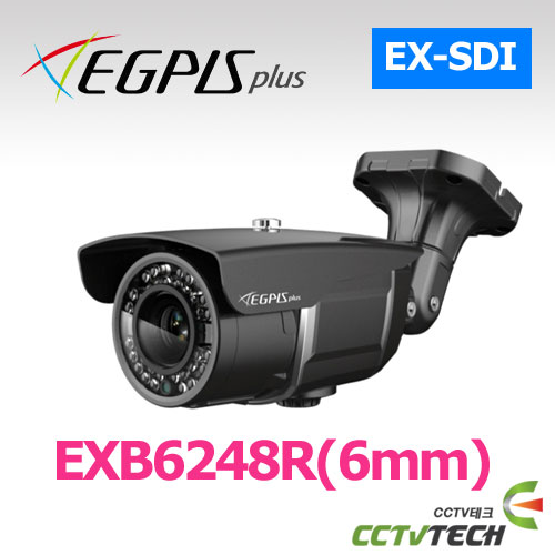 [이지피스] EGPIS-EXB6248R(6mm) EX-SDI(1920×1080)2.1Megapixel 1/2.9&quot; Sony Exmor CMOS 주/야간 감시 실외용 적외선 카메라