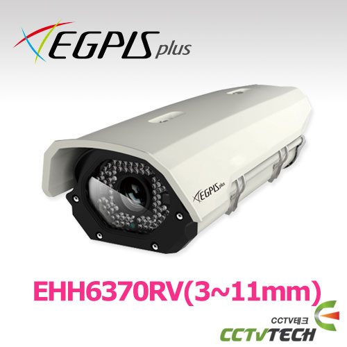 [이지피스 공식대리점] EGPIS-EHH6370RV(3~11mm) : Full-HD (1920×1080) 2.1Megapixel 1/2.7&quot; CMOS Sensor 주/야간 감시 실외용 하우징일체형