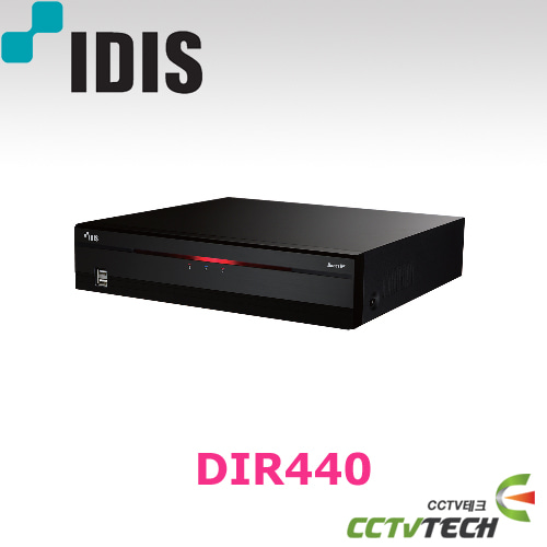 [아이디스] DIR-440 -DirectIP™를 기반으로 이루어진 4CH PoE NVR2TB HDD 기본 제공 및 최대 2개 12TB 장착 가능