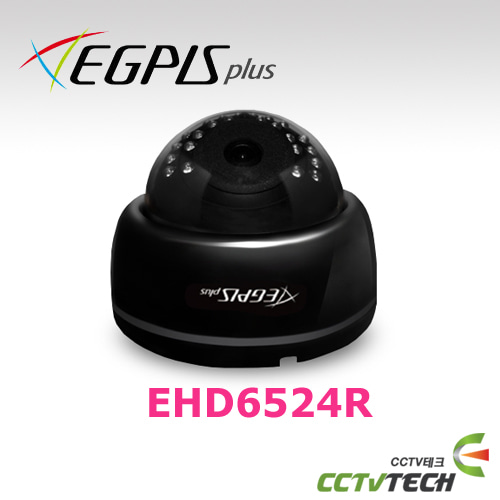 [이지피스 공식대리점] EGPIS-EHD6524R(블랙/2.9mm) - 주/야간 감시 실내용 돔 적외선 카메라