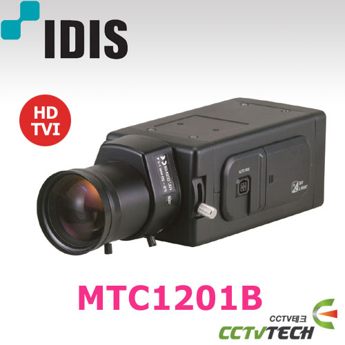 [아이디스] MTC1201B : 고해상도 메가픽셀 HD-TVI 박스형 카메라아답터미포함