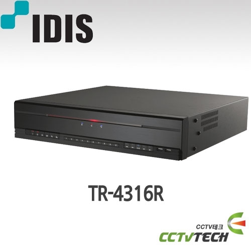 아이디스 TR-4316R : 16채널 HD-TVI 아날로그 녹화기