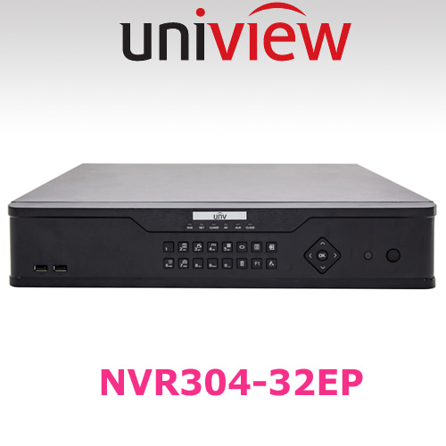 [유니뷰] NVR304-32EP - 32채널 PoE NVR 16 PoE 300미터 전송 HDD 4EA