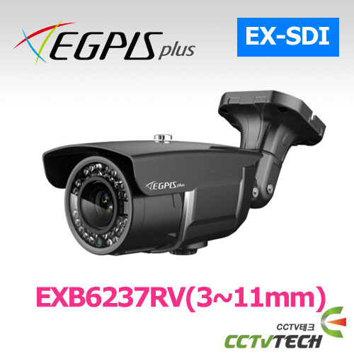 [이지피스] EGPIS-EXB6237RV(3~11mm) EX-SDI(1920×1080) 2.1Megapixel 1/2.9&quot; Sony Exmor CMOS 주/야간 감시 실외용 적외선 카메라