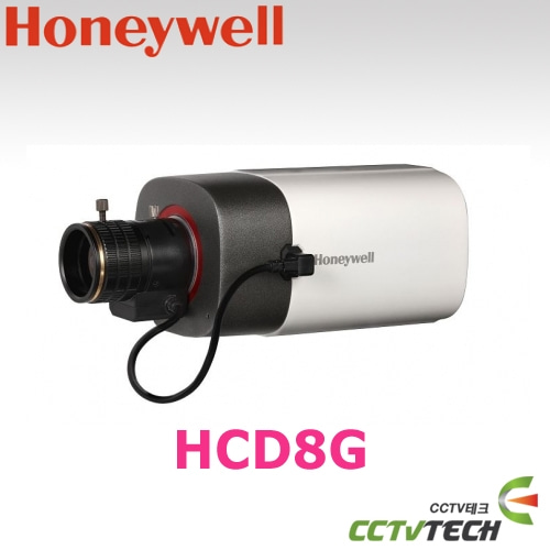 하니웰 HCD8G - 12MP(4K Ultra HD) IP박스 카메라, 복도뷰 모드지원