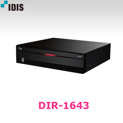 [아이디스] DIR-1643 DIR1643 - 16채널 Direct IP 네트워크DVRNVR HDD 3TB기본