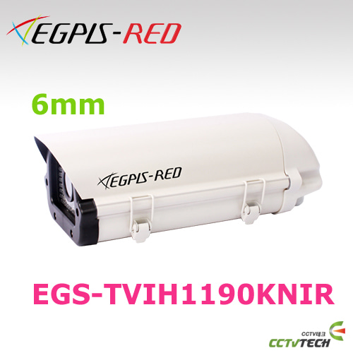 [이지피스 공식대리점] EGPIS-RED EGS-TVIH1190KNIR(6mm) - 2.1메가 픽셀 HD-TVI 하우징 일체형 카메라