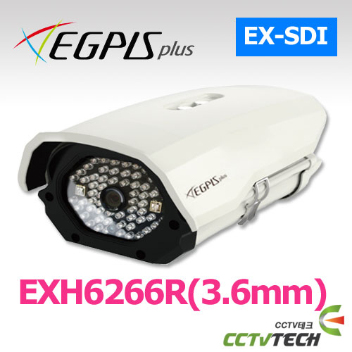 [이지피스] EGPIS-EXH6266R(3.6mm) EX-SDI(1920×1080) 2.1Megapixel 1/2.9&quot; Sony Exmor CMOS 주/야간 감시 실외용 하우징 일체형