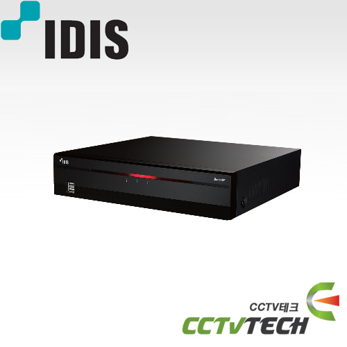 [아이디스] DIR1630 - 16 채널 Full-HD PoE NVR 480장 녹화 지원 기본 3TB HDD장착