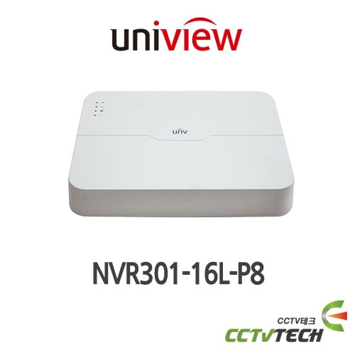 유니뷰 NVR301-16L-P8 - 16ch 1-SATA NVR