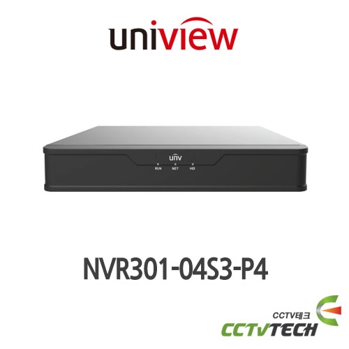 유니뷰 NVR301-04S3-P4 / 4Channel 1 HDD NVR