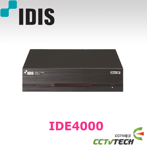 [아이디스] IDE-4000 - 4채널 네트워크 비디오 서버로서 DirectIP Protocol을 지원하는 엔코더