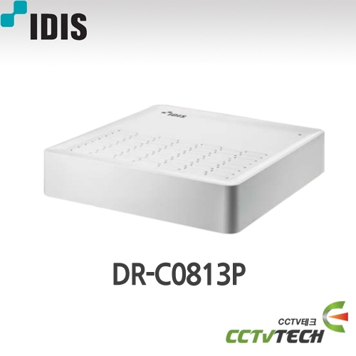 아이디스 DR-C0813P 컴팩트형 8채널 DirectIP NVR,8채널 PoE 스위치 내장