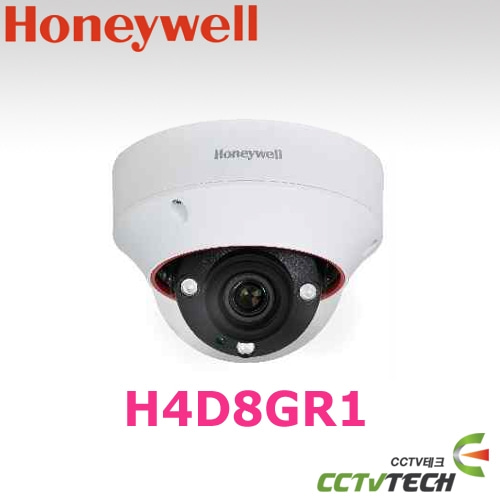 하니웰 H4D8GR1 - 12MP(4K Ultra HD) IR IP 돔 카메라