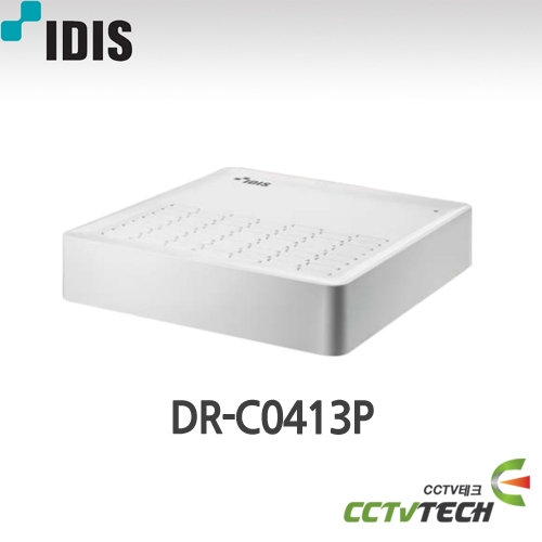 아이디스 DR-C0413P 컴팩트형 4채널 DirectIP NVR,4채널 PoE 스위치 내장
