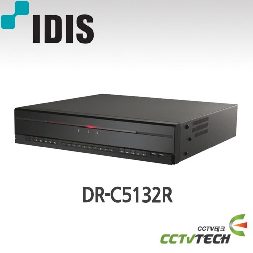 아이디스 DR-C5132R : DirectIP 32채널 H.265 4K NVR, 4TB 기본