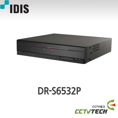 아이디스 DR-S6532P DirectIP 32채널 H.265 4K 녹화기,16 채널 PoE 스위치 내장