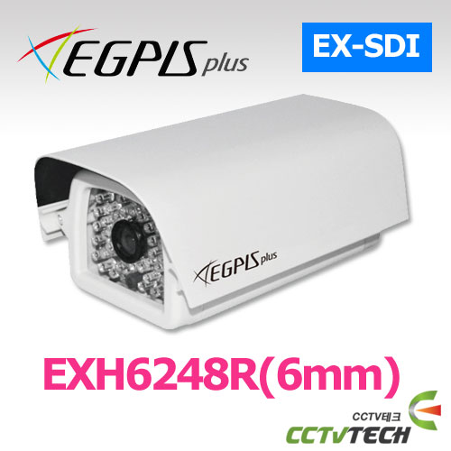 [이지피스] EGPIS-EXH6248R(6mm) EX-SDI(1920×1080) 2.1Megapixel 1/2.9&quot; Sony Exmor CMOS 주/야간 감시 실외용 하우징 일체형