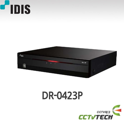 아이디스 DR-0423P / DirectIP 4채널 H.265 4K 녹화기