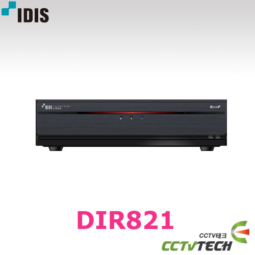 [아이디스] DIR821 - 8 채널 Full-HD Direct IP 240장 녹화 지원 3TB 포함