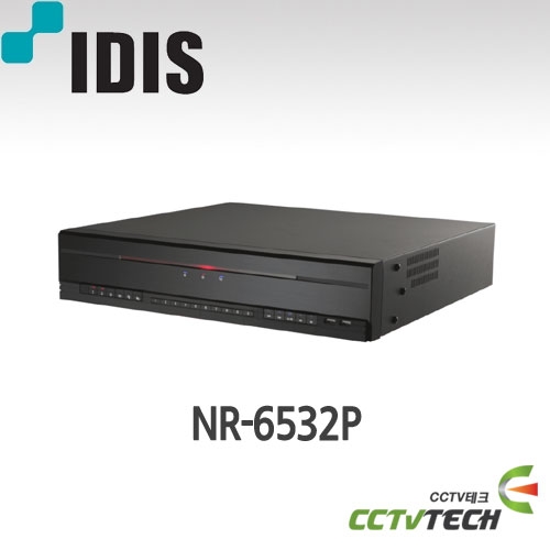 아이디스 NR-6532P / DirectIP 32채널 H.265 4K 녹화기