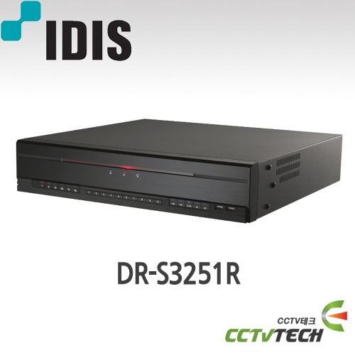 아이디스 DR-S3251R : DirectIP 32채널 H.265 4K 녹화기