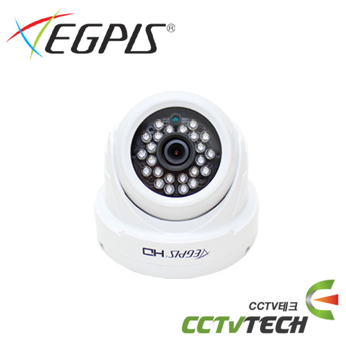 [이지피스]EGPIS-EHD5024R 보급형 HD-SDI 1.3메가픽셀 실내용 돔카메라24 IR LEDs 무상보증기간 2년