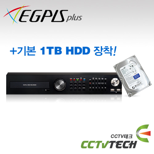 [EGPIS] 이지피스 EHR-1631AHB+1TB HDD HD-SDI 1080P FULL HD + SD 960H 16CH +AHD 하이브리드 DVR유치원CCTV 최적조건 충족